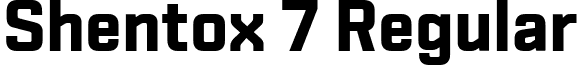 Shentox 7 Regular font - Shentox Bold.ttf