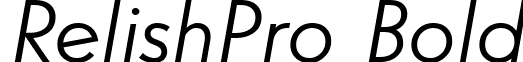 RelishPro Bold font - Relish Pro Italic.ttf
