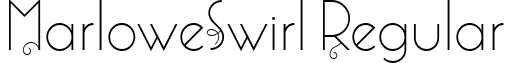 MarloweSwirl Regular font - Marlowe Swirl.ttf