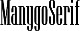 ManygoSerif & font - Manygo Serif.otf