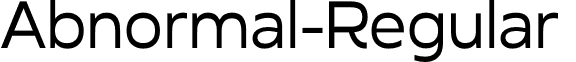 Abnormal-Regular & font - Abnormal-Regular.otf