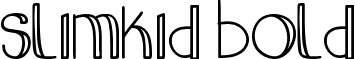 slimkid Bold font - slimkid-Bold.ttf
