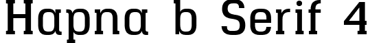 Hapna b Serif 4 font - Hapna Slab Serif DemiBold.ttf