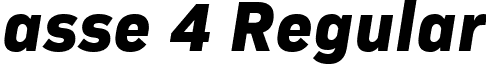 asse 4 Regular font - Compasse Extra Bold Italic.ttf