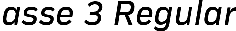 asse 3 Regular font - Compasse Italic.ttf