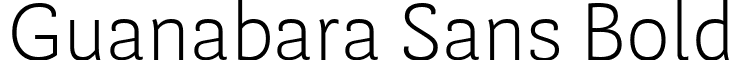 Guanabara Sans Bold font - Guanabara Sans ExtraLight.ttf