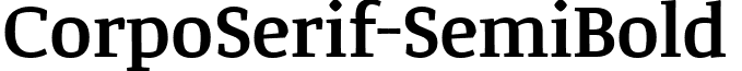 CorpoSerif-SemiBold & font - Corpo Serif Semi Bold.ttf