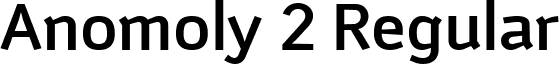 Anomoly 2 Regular font - Anomoly Medium.ttf