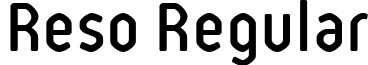 Reso Regular font - Reso SemiBold.ttf