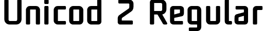Unicod 2 Regular font - UNicod Sans Medium.ttf