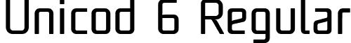 Unicod 6 Regular font - UNicod Sans.ttf