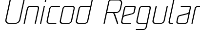 Unicod Regular font - UNicod Sans Light Italic.ttf