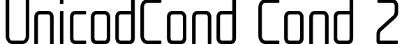 UnicodCond Cond 2 font - UNicod Sans Condensed Light.ttf
