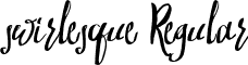 swirlesque Regular font - Swirlesque.otf