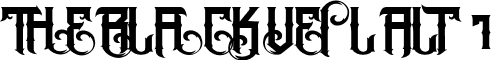 The Black Veil Alt 1 font - The Black Veil Alt 1.ttf