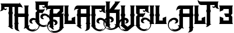 The Black Veil Alt 3 font - The Black Veil Alt 3.ttf