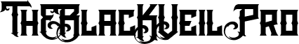 The Black Veil Pro font - The Black Veil Pro.ttf