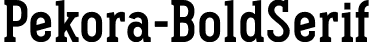 Pekora-BoldSerif & font - Pekora Bold Serif.otf