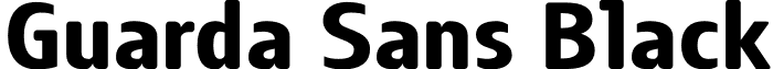 Guarda Sans Black font - GuardaSans-Black.otf