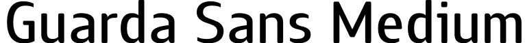 Guarda Sans Medium font - GuardaSans-Medium.otf