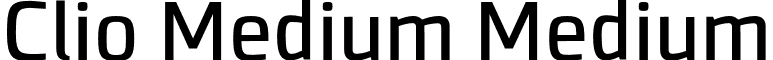 Clio Medium Medium font - LeType - ClioMedium-Medium.otf