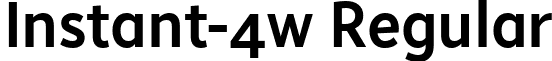 Instant-4w Regular font - Instant 4 Slow.ttf
