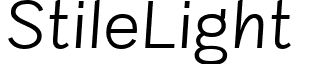StileLight & font - StileLight.ttf