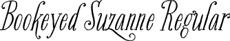 Bookeyed Suzanne Regular font - BookeyedSuzanne.otf