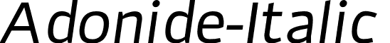 Adonide-Italic & font - Adonide-Italic.otf