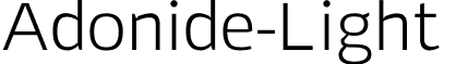 Adonide-Light & font - Adonide-Light.otf