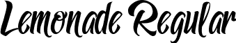 Lemonade Regular font - Lemonade font.ttf