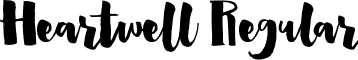 Heartwell Regular font - Heartwell.otf