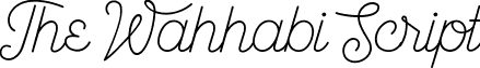The Wahhabi Script font - The Wahhabi Script.ttf