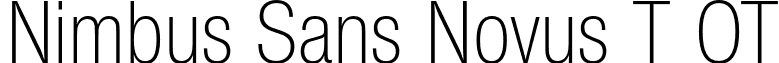 Nimbus Sans Novus T OT font - NimbusSansNovusTOT-LigCon.otf