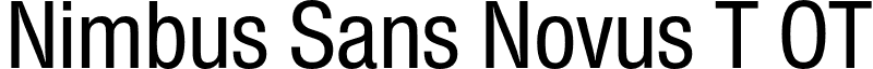 Nimbus Sans Novus T OT font - NimbusSansNovusTOT-MedCon.otf