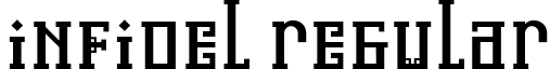 Infidel Regular font - Infidel-A.ttf