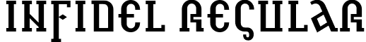Infidel Regular font - Infidel-B.ttf