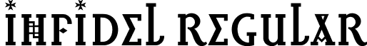 Infidel Regular font - Infidel-D.ttf