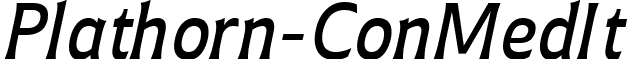 Plathorn-ConMedIt & font - Plathorn Condensed Medium Italic (2).ttf