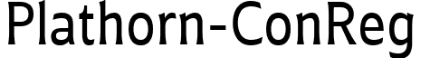 Plathorn-ConReg & font - Plathorn Condensed Regular (2).ttf