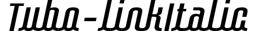 Tubo-linkItalic & font - Tubo-linkItalic.ttf