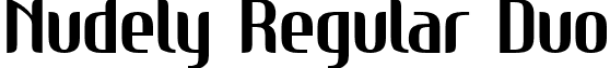 Nudely Regular Duo font - Nudely-Regular-Duo.otf
