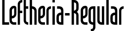 Leftheria-Regular & font - Leftheria-Regular.ttf