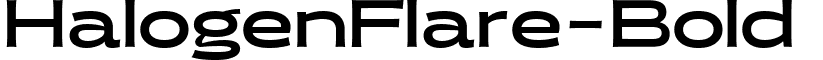 HalogenFlare-Bold & font - HalogenFlare-Bold.ttf