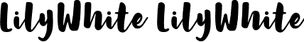 LilyWhite LilyWhite font - LilyWhite.otf