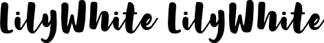 LilyWhite LilyWhite font - LilyWhite.ttf