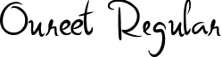 Oureet Regular font - Oureet Personal Use Only.ttf