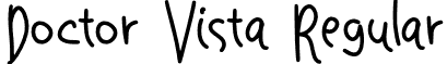 Doctor Vista Regular font - Doctor VIsta.otf
