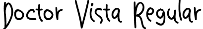 Doctor Vista Regular font - Doctor Vista.ttf
