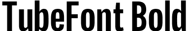 TubeFont Bold font - TubeFont.otf